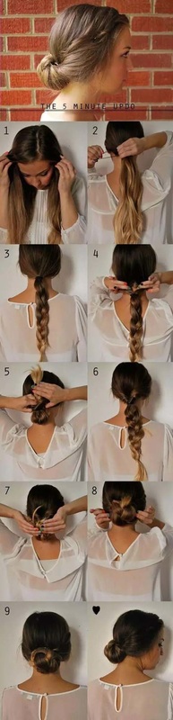 easy updo doing at home yourself